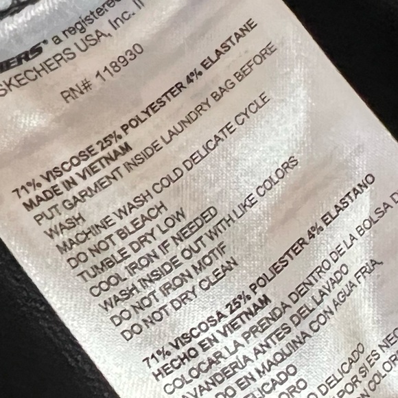 Sketchers black joggers with drawstring size XL (SKU K 133) - Picture 6 of 9